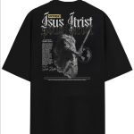 Crna majica „Isus Hrist"